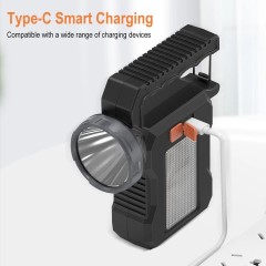 چراغ اضطراری Portable مدل K8801 با پنل خورشیدی