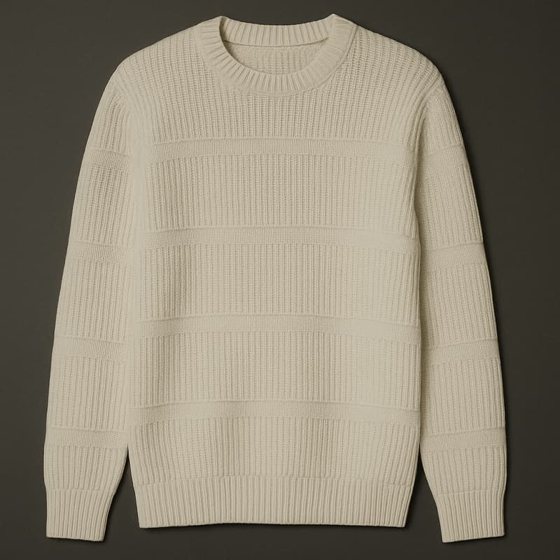 پلیور بافت مردانه یقه گرد مدل Arman (در 2 رنگ بندی)