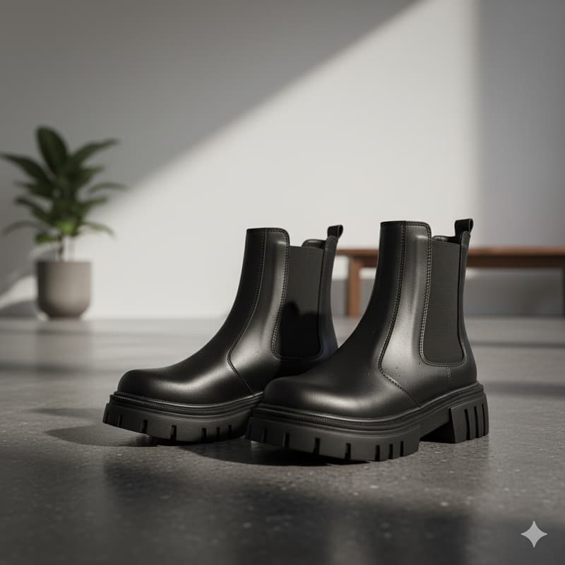 نیم بوت زنانه چلسی دوطرف کش