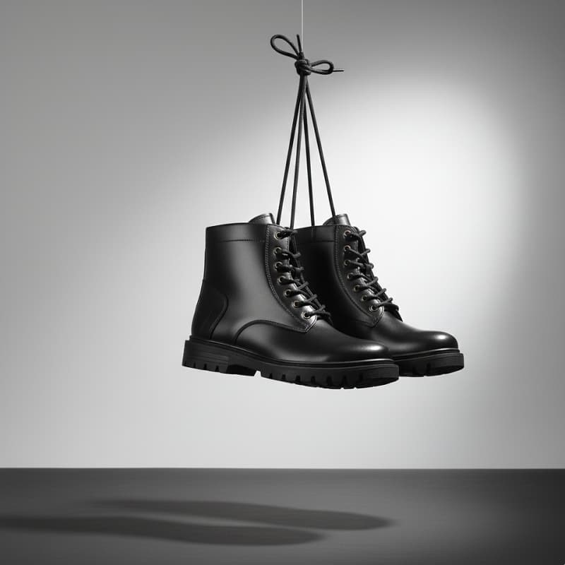 نیم بوت مردانه مدل Bershka