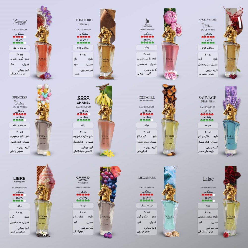 ادوپرفیوم دورخ مدل میس لاورن Miss Laverne حجم 40 میلی لیتر | گارانتی اصالت و سلامت فیزیکی کا