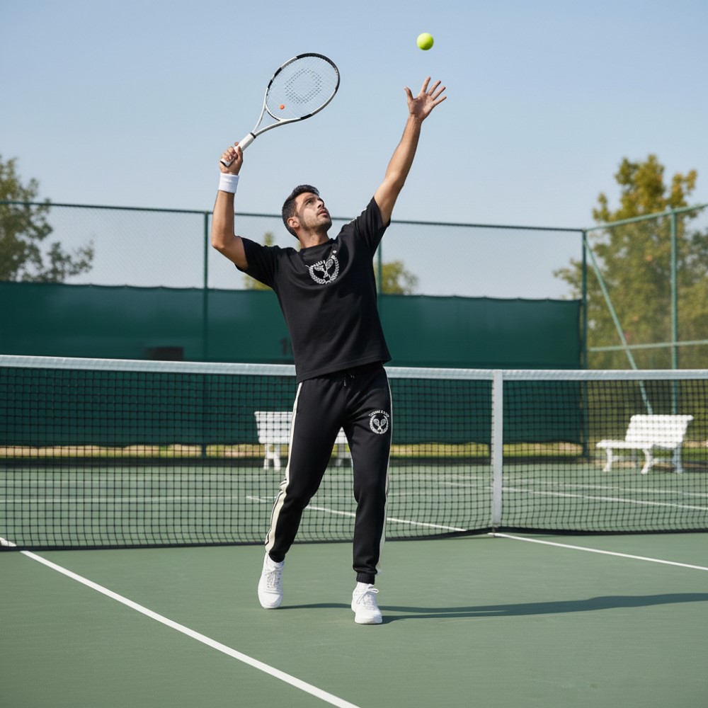 ست تیشرت و شلوار مردانه بنگال کش مدل Atrin