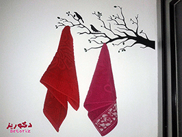 استیکر دیواری طرح شاخه درخت