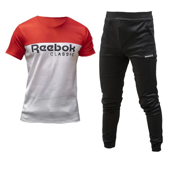 ست مردانه تیشرت و شلوار Reebok مدل نیکُل