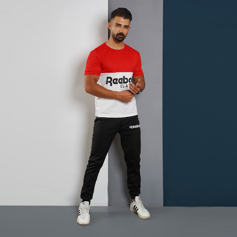 ست مردانه تیشرت و شلوار Reebok مدل نیکُل